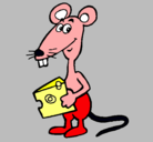 Dibujo Rata 2 pintado por ratoli
