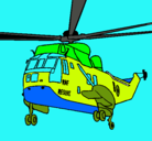 Dibujo Helicóptero al rescate pintado por fabianctitin