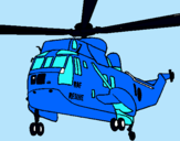 Dibujo Helicóptero al rescate pintado por w205a