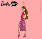 Dibujo Barbie flamenca pintado por ramirez