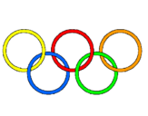Dibujo Anillas de los juegos olimpícos pintado por 2210SARA 