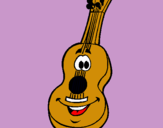 Dibujo Guitarra española pintado por uhhh