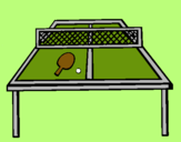 Dibujo Tenis de mesa pintado por rffrt