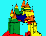 Dibujo Castillo medieval pintado por esau
