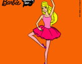 Dibujo Barbie bailarina de ballet pintado por ZULLY