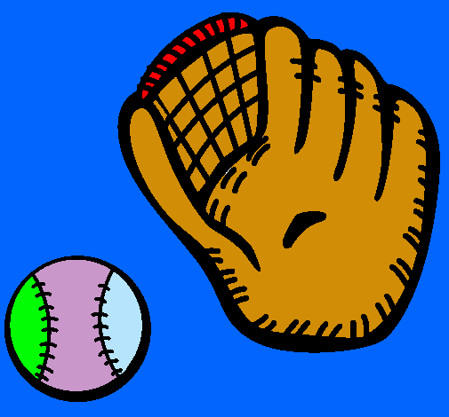 Guante y bola de béisbol