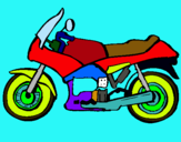 Dibujo Motocicleta pintado por ALEJANDRO100