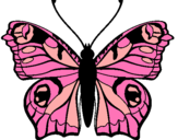 Dibujo Mariposa  pintado por giselitas