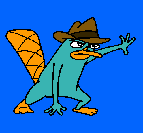 Dibujo Perry 2 pintado por monst