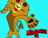 Dibujo Madagascar 2 Alex 2 pintado por bilel