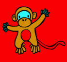 Dibujo Mono pintado por rubden