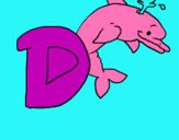 Dibujo Delfín pintado por jgugjgjgjgjj