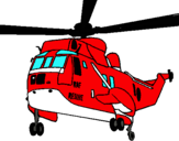 Dibujo Helicóptero al rescate pintado por luissss