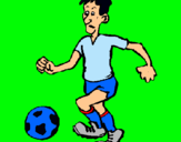 Dibujo Jugador de fútbol pintado por fsevtse