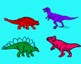 Dibujo Dinosaurios de tierra pintado por catalt