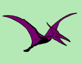Dibujo Pterodáctilo pintado por pteranodon