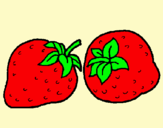 Dibujo fresas pintado por Ale13