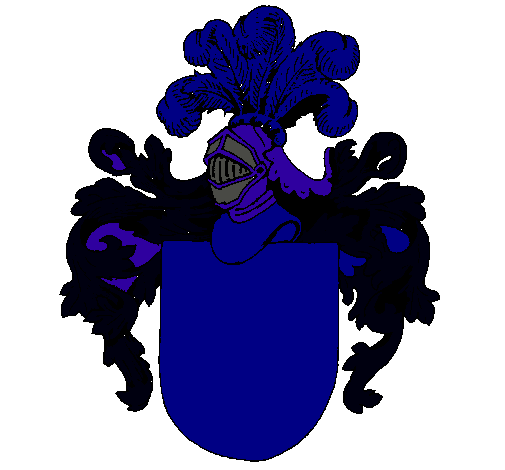 Escudo de armas y casco