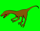 Dibujo Velociraptor II pintado por trix