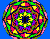 Dibujo Mandala 6 pintado por milemango