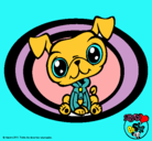 Dibujo Perrito Littlest Pet Shop pintado por fgvbh