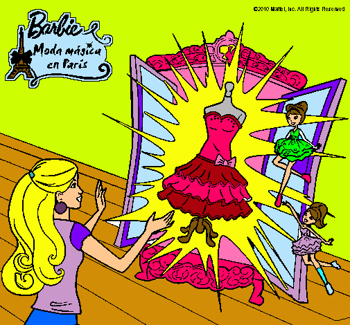 El vestido mágico de Barbie