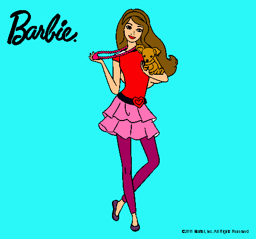 Barbie y su mascota