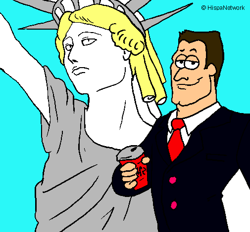 Dibujo Estados Unidos de América pintado por aLeXiTha