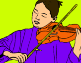 Dibujo Violinista pintado por james122