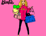 Dibujo Barbie de compras pintado por lttq