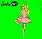 Dibujo Barbie bailarina de ballet pintado por yanitce