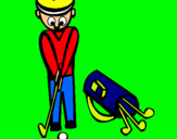 Dibujo Jugador de golf II pintado por ggiglghjm