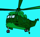 Dibujo Helicóptero al rescate pintado por mikeyla