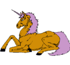 Dibujo Unicornio sentado pintado por valuu