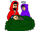Dibujo Natividad pintado por nathaliadjel