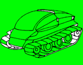 Dibujo Nave tanque pintado por mkuy5ikmyo8u