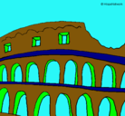 Dibujo Coliseo pintado por leitomanitug