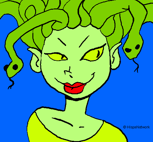 Mujer medusa