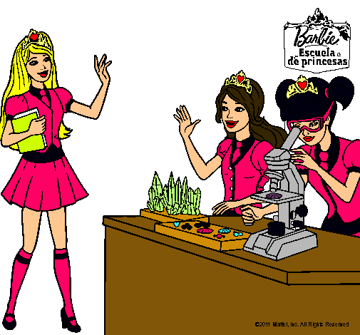 Barbie en el laboratio