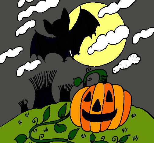 Paisaje de Halloween