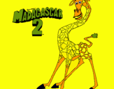 Dibujo Madagascar 2 Melman pintado por as4862386325