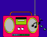 Dibujo Radio cassette 2 pintado por jfghdcyj