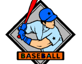 Dibujo Logo de béisbol pintado por alandavid