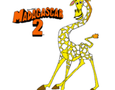 Dibujo Madagascar 2 Melman pintado por amorverd