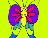 Dibujo Mariposa  pintado por melosa