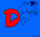 Dibujo Delfín pintado por Danicla