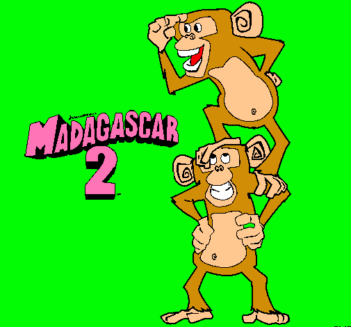 Madagascar 2 Manson y Phil