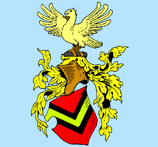 Escudo de armas y aguila 