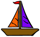 Dibujo Barco velero pintado por piopiemas