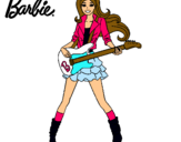 Dibujo Barbie guitarrista pintado por bhjkhijhu